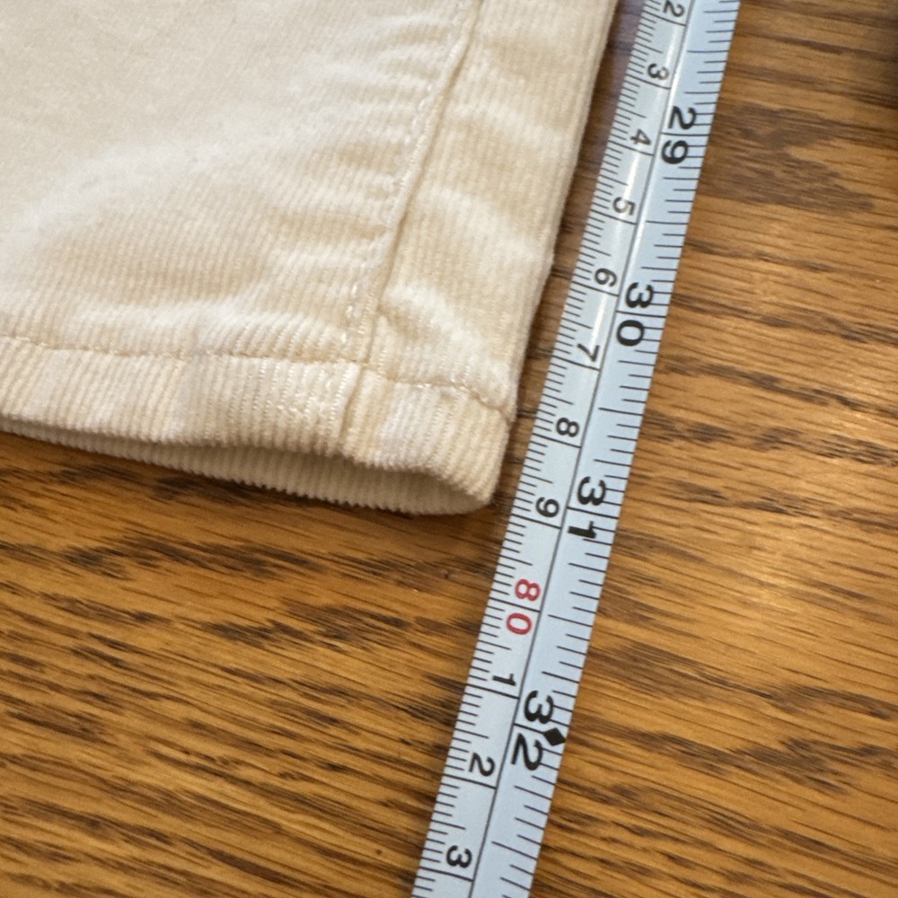 NWT Levi's 725 High Rise Bootcut Corduroy Pant W Size 31 Ivory Indie Boho Hippie - Picture 10 of 10